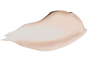White cream skincare formula swatch
